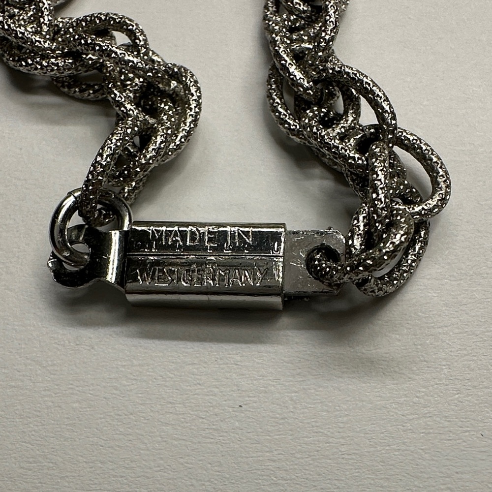 Silver Rope Chain Necklace - Picture 3 of 5